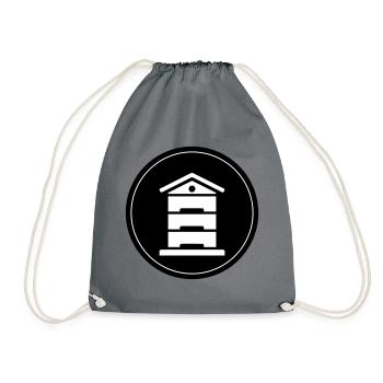 Honey beekeepers - Drawstring Bag - grey - Front