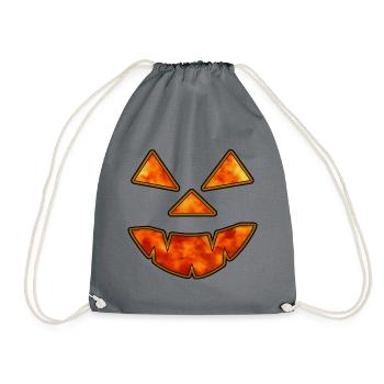 Halloween - Drawstring Bag - grey - Front