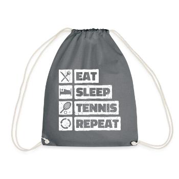 Manger dormir Tennis Répéter - Sac de sport léger - gris - Devant
