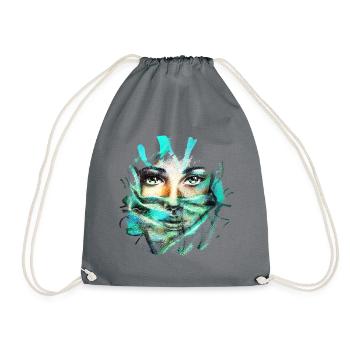 AU COMPTOIR DU DESERT - Sac de sport léger - gris - Devant