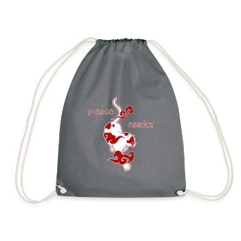 Manga addict - Drawstring Bag - grey - Front