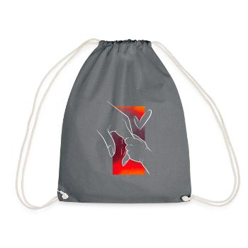 L'amour d'une mère, cadeau pour la meilleure maman - Sac de sport léger - gris - Devant