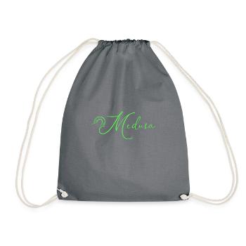 Medusa logo art - Sac de sport léger - gris - Devant