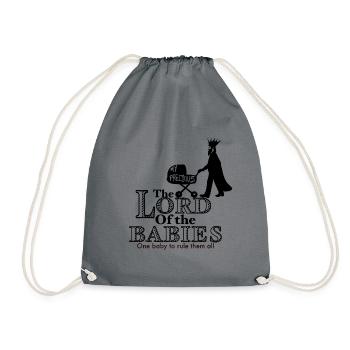 Bébé Seigneur des Anneaux - Sac de sport léger - gris - Devant