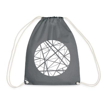 Hipster One géométrique - Sac de sport léger - gris - Devant