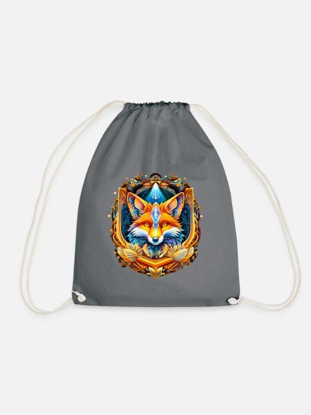 Mystifying Fox - Turnbeutel - Grau