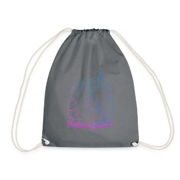 Cheval passion équitation - Sac de sport léger - gris - Devant