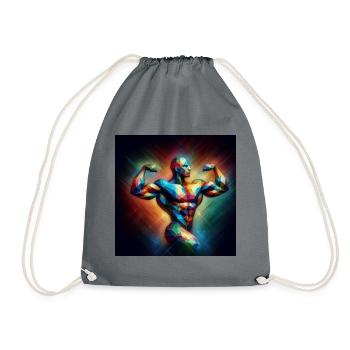 Culturisme - Sac de sport léger - gris - Devant