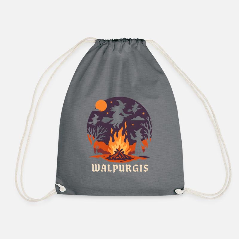 Walpurgis - Drawstring Bag - grey
