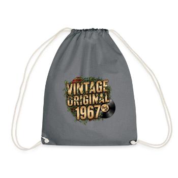 Vintage Original 1967 - Sac de sport léger - gris - Devant