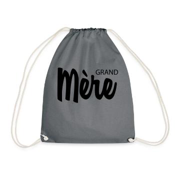Grand mère - Sac de sport léger - gris - Devant