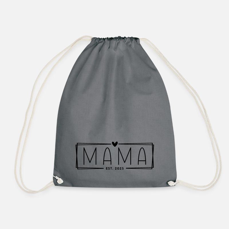 Mama Est. 2025 - Turnbeutel - Grau