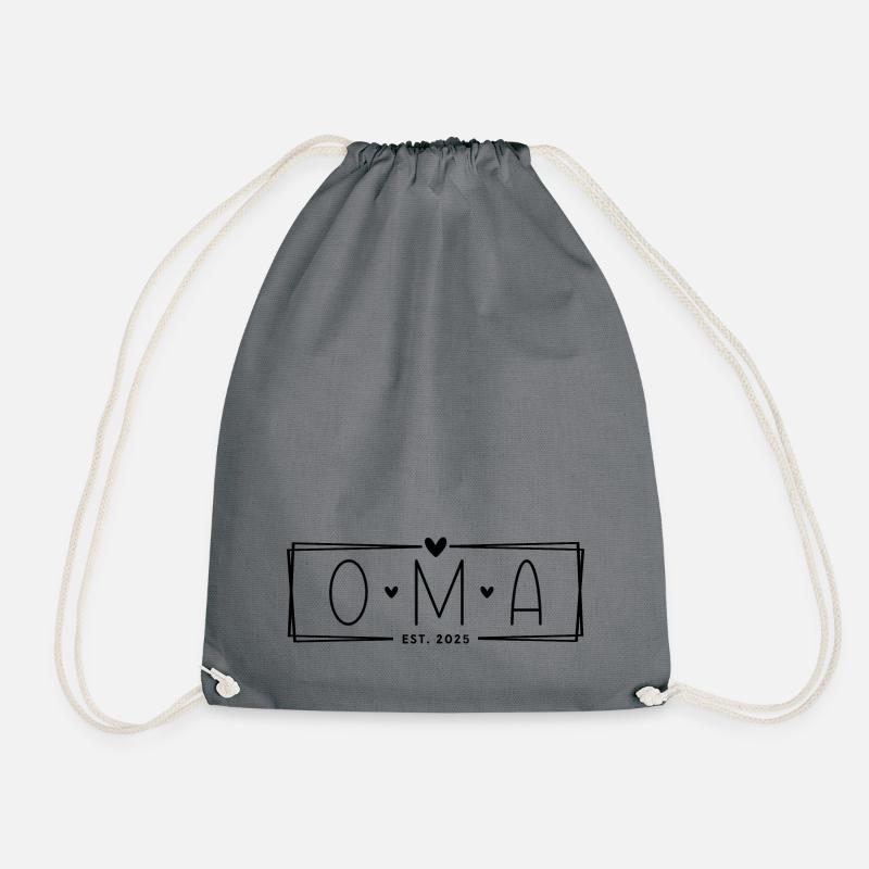 Oma Est. 2025 - Turnbeutel - Grau