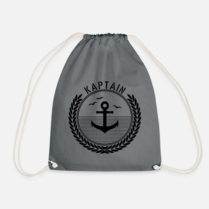 Kaptain - Anchor - Turnbeutel - Grau