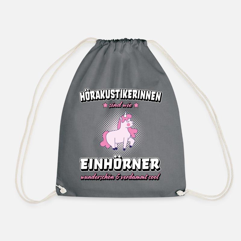 Hörakustikerin Hörakustik Hörakustiker Hörgerät - Turnbeutel - Grau