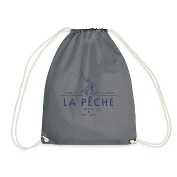 SAISON DE LA PÊCHE - Sac de sport léger - gris - Devant