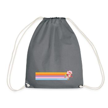 Charlotte Aux Fraises Design Arc-En-Ciel - Sac de sport léger - gris - Devant