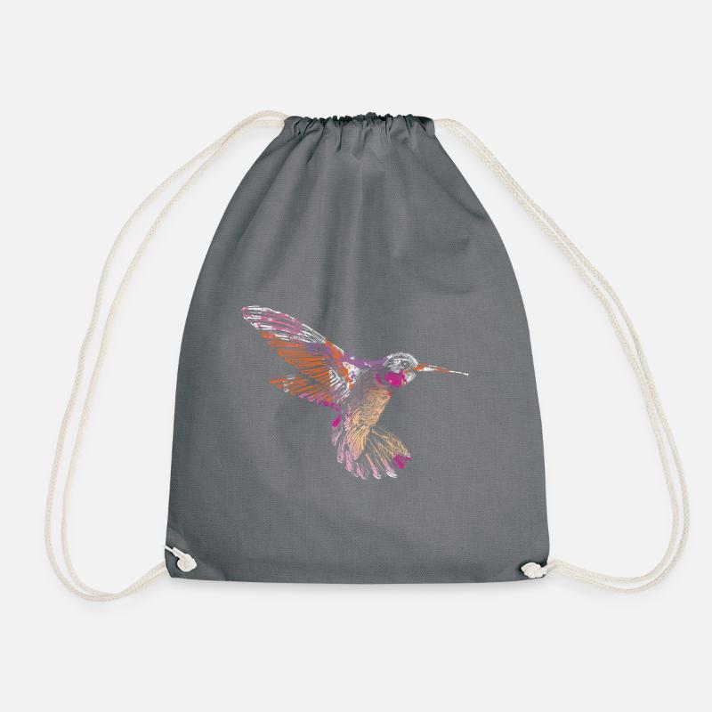 kolibri - Turnbeutel - Grau