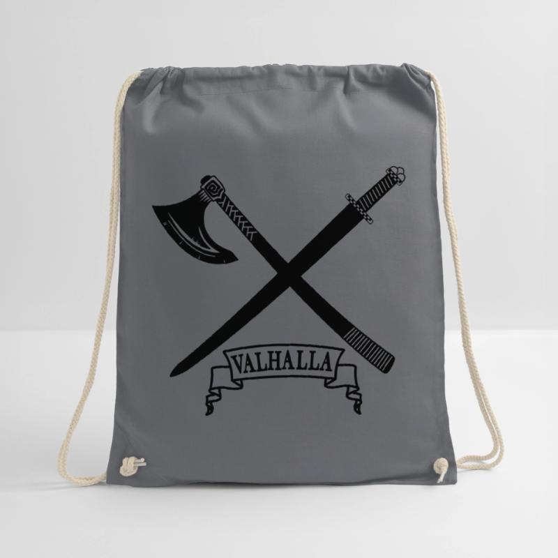 Valhalla avec hache et épée Sac de sport léger