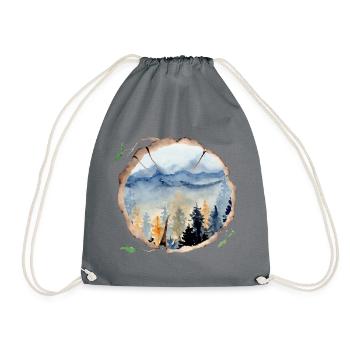 Forêt Nature Amoureux de la nature - Sac de sport léger - gris - Devant
