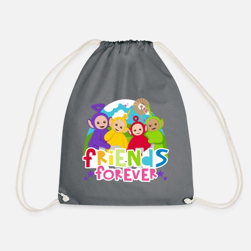 Teletubbies Friends Forever Süßes Design - Turnbeutel - Grau