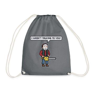 Funny Christmas motif for a nice gift giving - Drawstring Bag - grey - Front