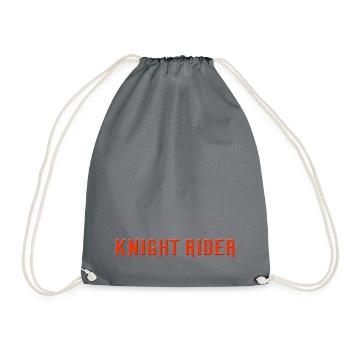 Knight Rider Logo - Sac de sport léger - gris - Devant