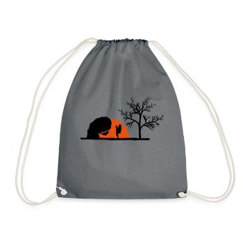 Boulderer soleil - Sac de sport léger - gris - Devant