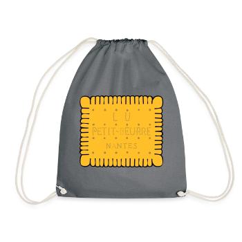 Little LU - Drawstring Bag - grey - Front