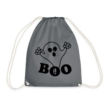 Spuk Boo - Turnbeutel - Grau - Vorne