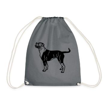 americanbulldog2a - Sac de sport léger - gris - Devant