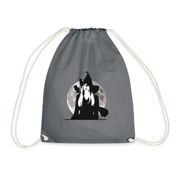 Witch Coven - Witches Moon / Witch Coven Moon - Drawstring Bag - grey - Front