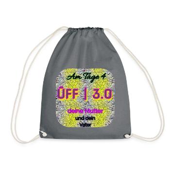 Üff | 3.0 - Club WoW - Turnbeutel - Grau - Vorne