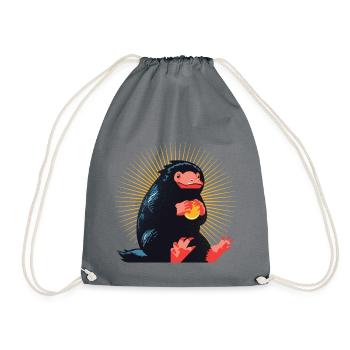 Phantastische Tierwesen 3 Niffler - Turnbeutel - Grau - Vorne