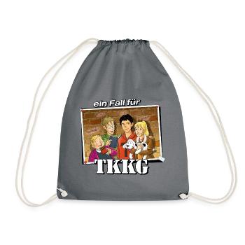 TKKG Ein Fall Für TKKG - Turnbeutel - Grau - Vorne