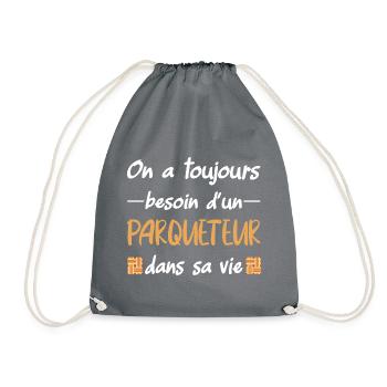 On a toujours besoin d'un parqueteur dans sa vie - Sac de sport léger - gris - Devant