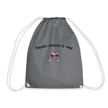 fraiche comme le rose - Sac de sport léger - gris - Devant