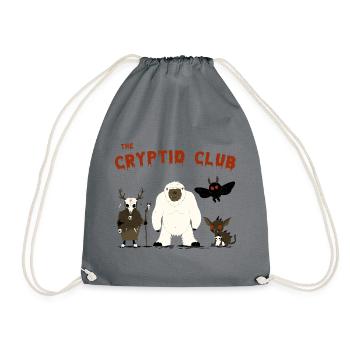 The Cryptid Club - Turnbeutel - Grau - Vorne