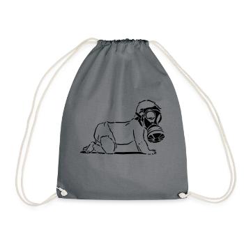 NOUVEAU DE LA USA! FOU BÉBÉ EDITION - Sac de sport léger - gris - Devant