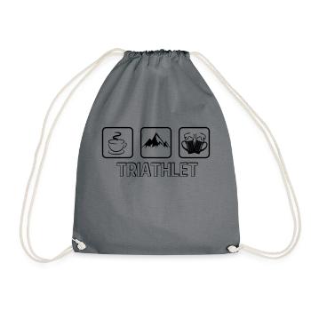 randonnée triathlète - Sac de sport léger - gris - Devant