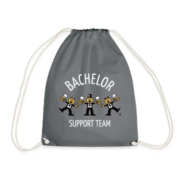 Équipe de soutien Bachelor (Caricature / Danse / F) - Sac de sport léger - gris - Devant