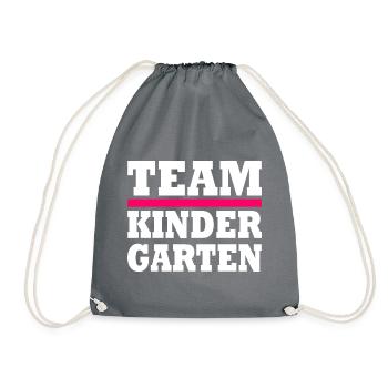 Team kindergarten - Turnbeutel - Grau - Vorne