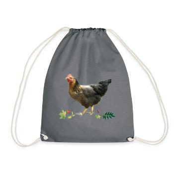 Poulet - Sac de sport léger - gris - Devant