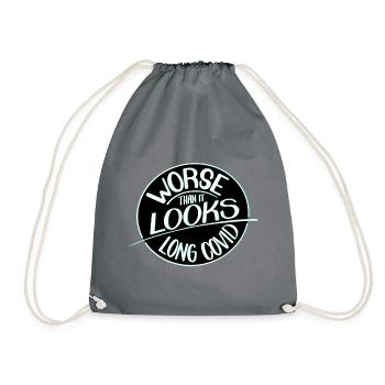 Pire qu’il n’y paraît, le Covid long - Sac de sport léger - gris - Devant
