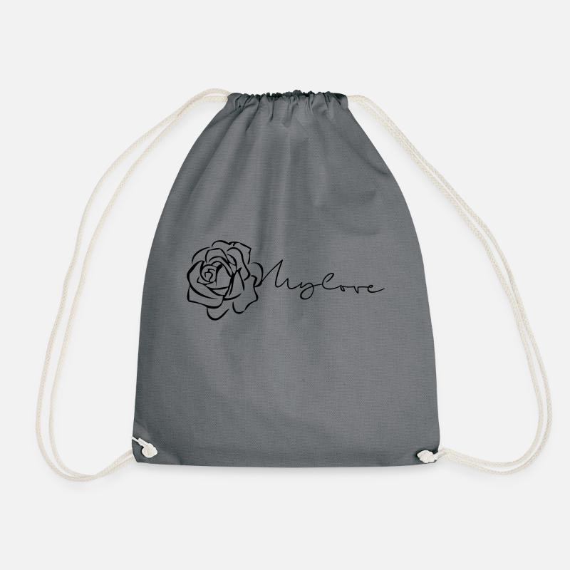 Mylove Rose - Turnbeutel - Grau