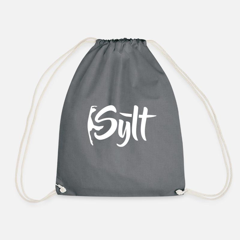 Sylt - Drawstring Bag - grey