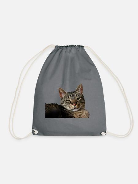 Katze Kätzchen - Turnbeutel - Grau