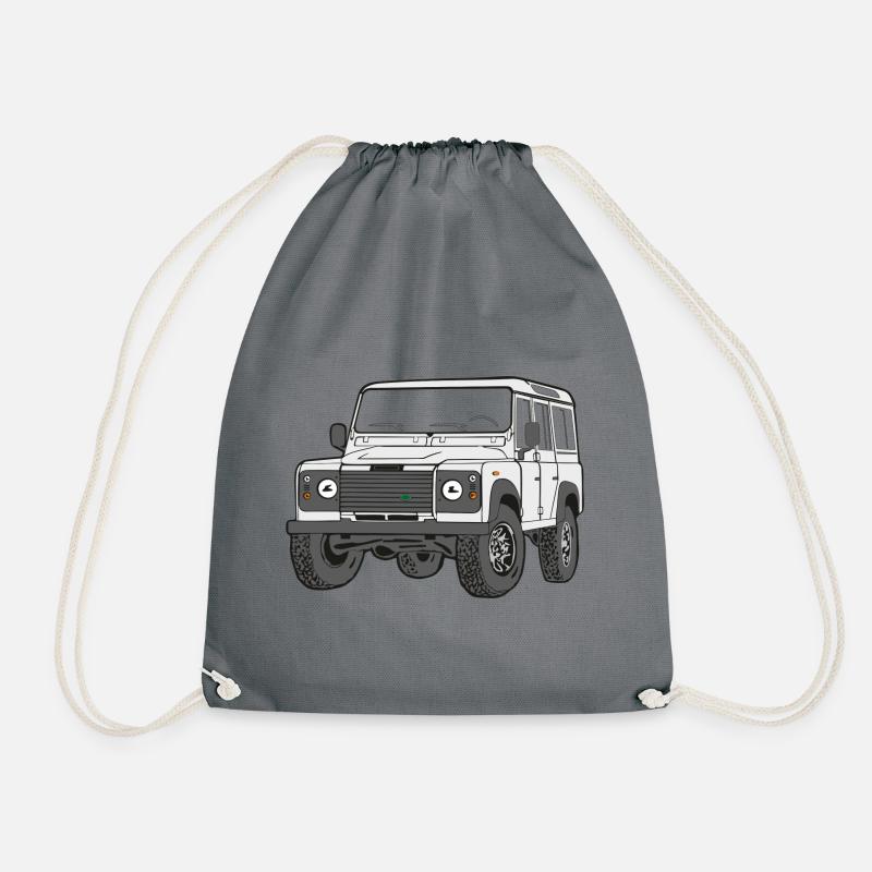 4x4 Defender 110 Adventure - Drawstring Bag - grey