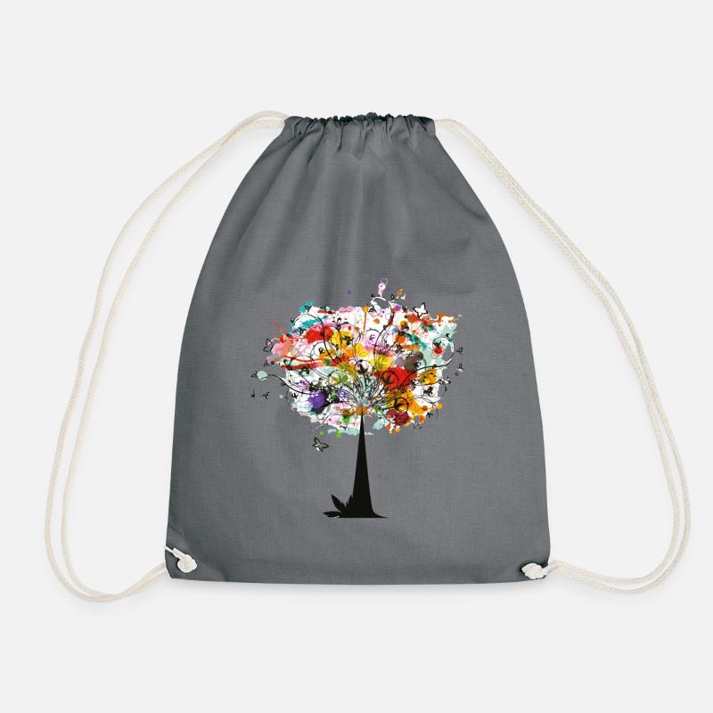 Arbre de couleur - Sac de sport léger - gris