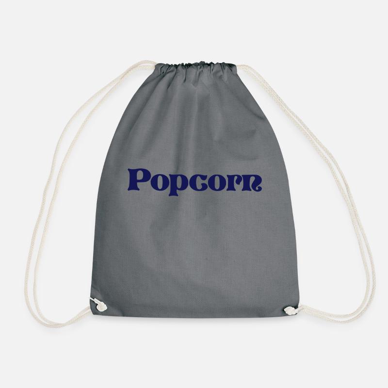 Popcorn - Turnbeutel - Grau